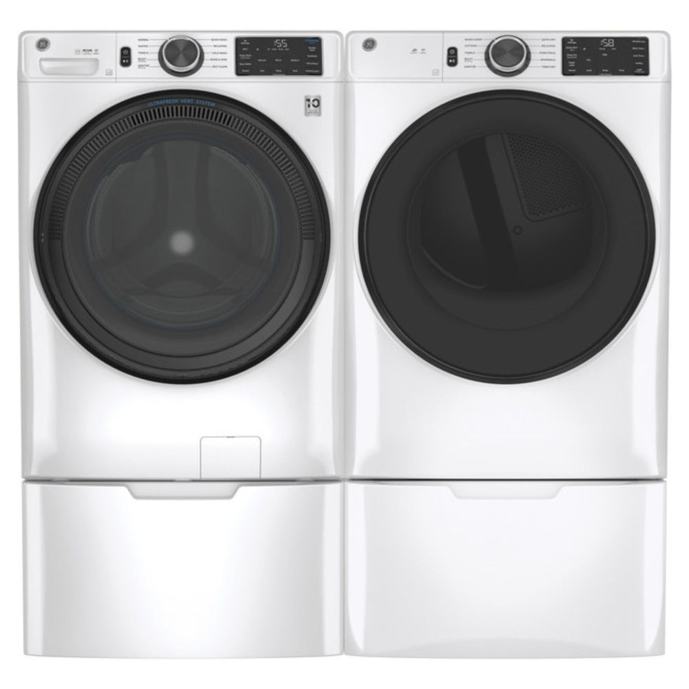 GE GE® ENERGY STAR® 7.8 cu. ft. Capacity Smart Front Load Electric Dryer with Sanit