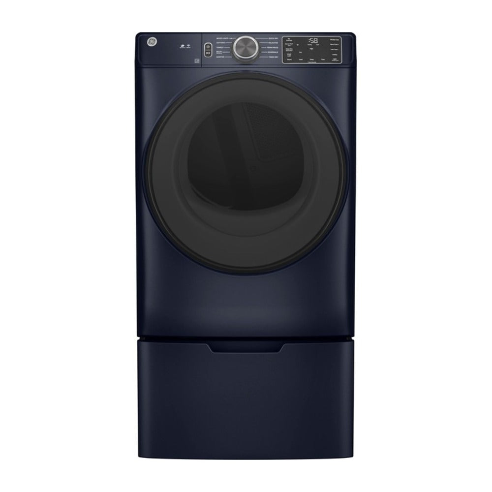 GE GE® ENERGY STAR® 7.8 cu. ft. Capacity Smart Front Load Gas Dryer with Sanitize C