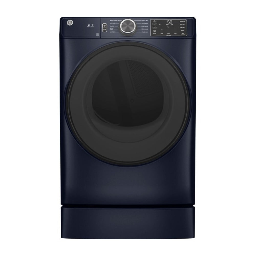 GE GE® ENERGY STAR® 7.8 cu. ft. Capacity Smart Front Load Gas Dryer with Sanitize C