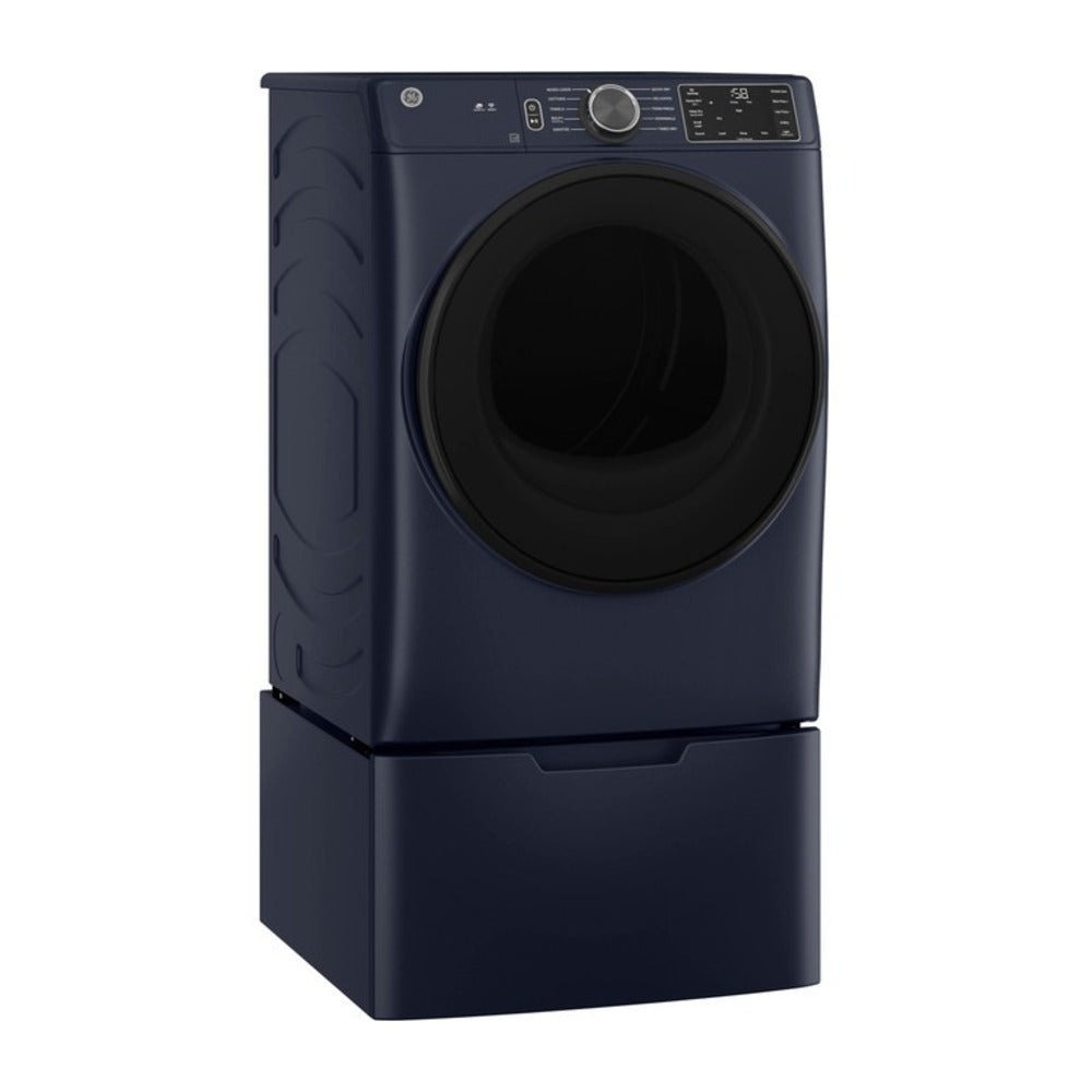 GE GE® ENERGY STAR® 7.8 cu. ft. Capacity Smart Front Load Gas Dryer with Sanitize C