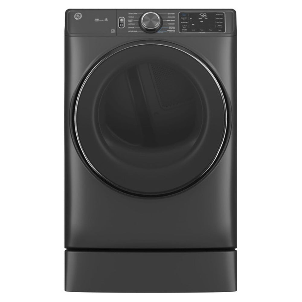 GE GE® ENERGY STAR® 7.8 cu. ft. Capacity Smart Front Load Electric Dryer with Steam