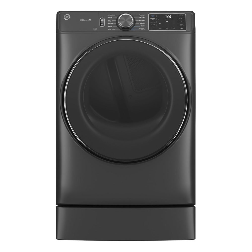GE GE® ENERGY STAR® 7.8 cu. ft. Capacity Smart Front Load Gas Dryer with Steam and 