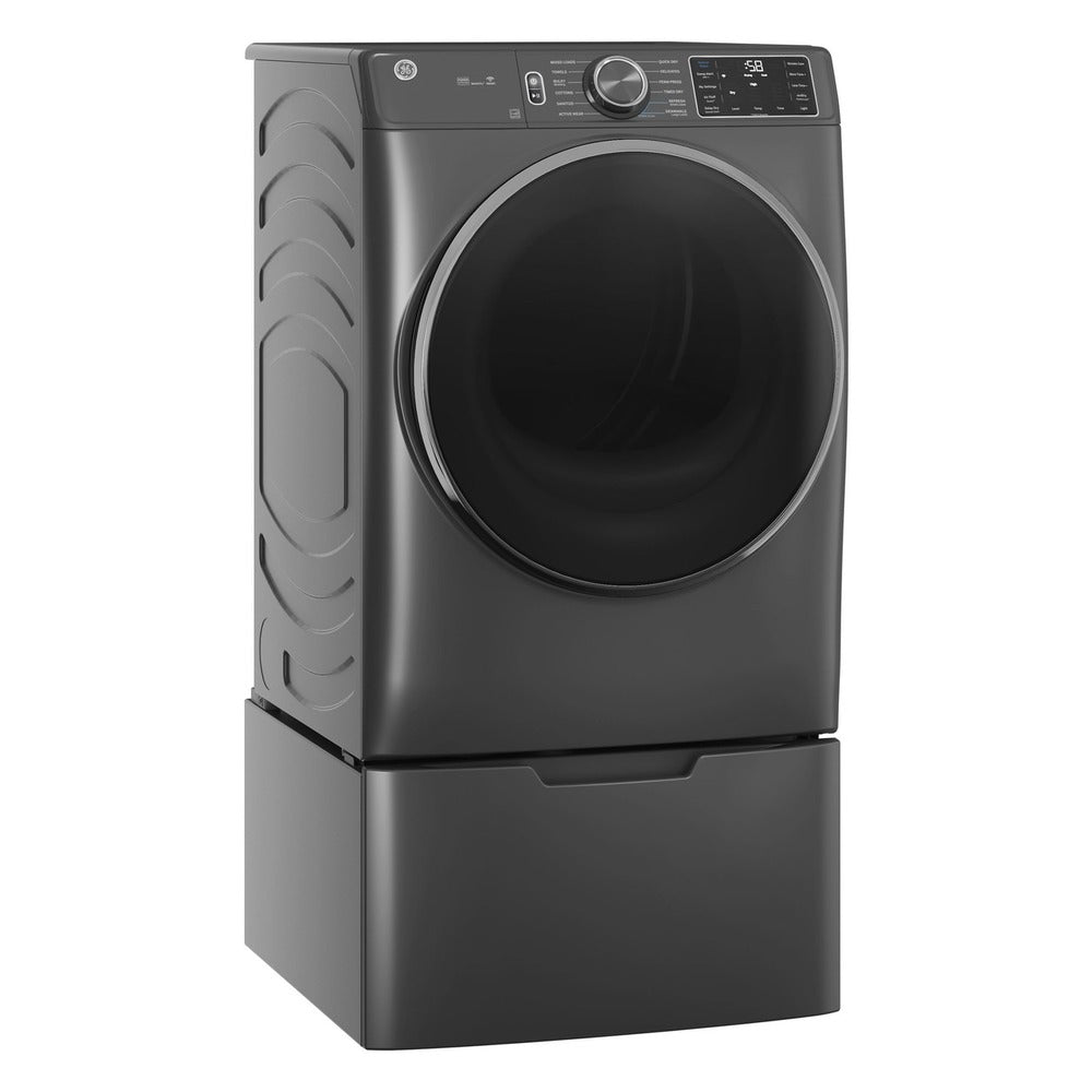 GE GE® ENERGY STAR® 7.8 cu. ft. Capacity Smart Front Load Gas Dryer with Steam and 