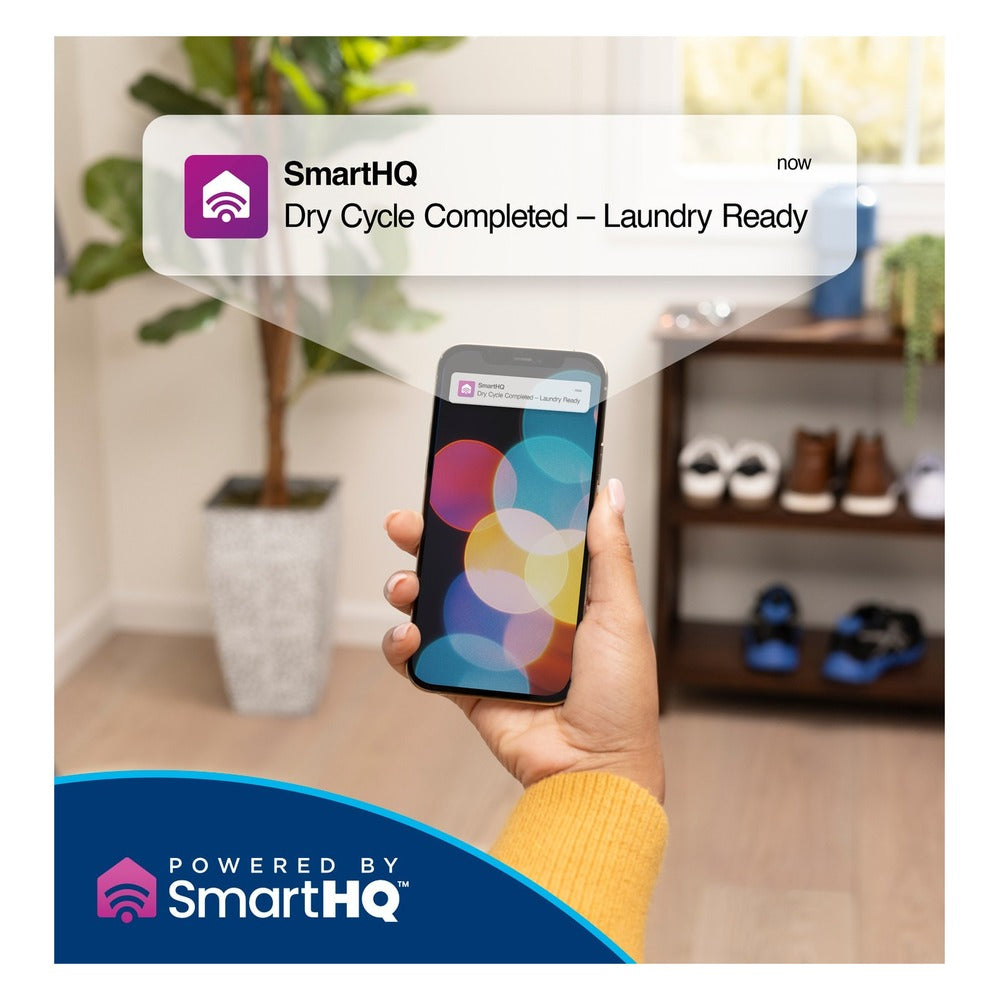 GE GE® ENERGY STAR® 7.8 cu. ft. Capacity Smart Front Load Gas Dryer with Steam and 