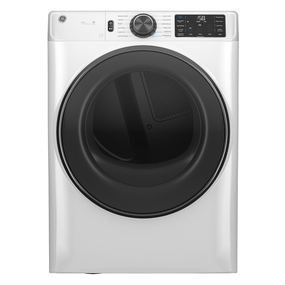 GE GE® ENERGY STAR® 7.8 cu. ft. Capacity Smart Front Load Gas Dryer with Steam and 