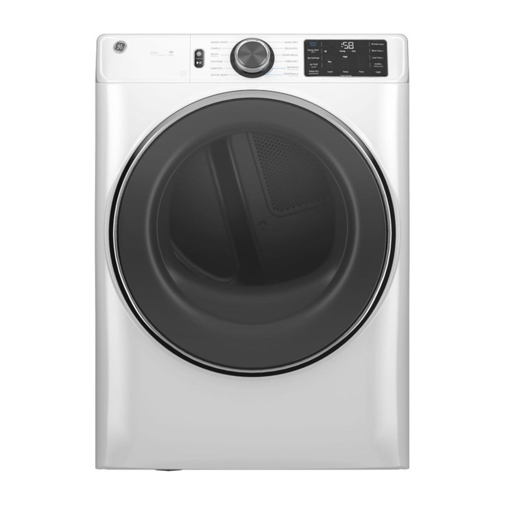GE GE® ENERGY STAR® 7.8 cu. ft. Capacity Smart Front Load Gas Dryer with Steam and 