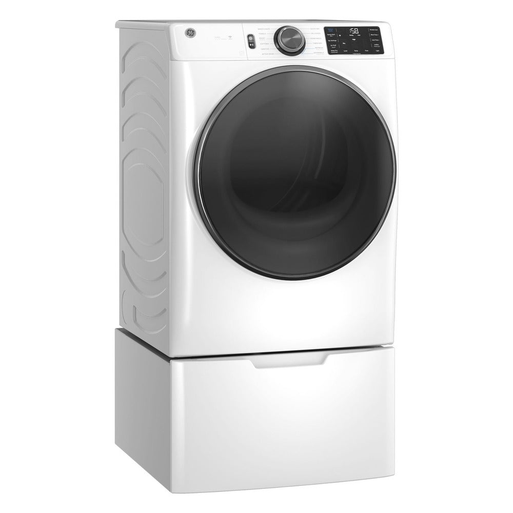 GE GE® ENERGY STAR® 7.8 cu. ft. Capacity Smart Front Load Gas Dryer with Steam and 