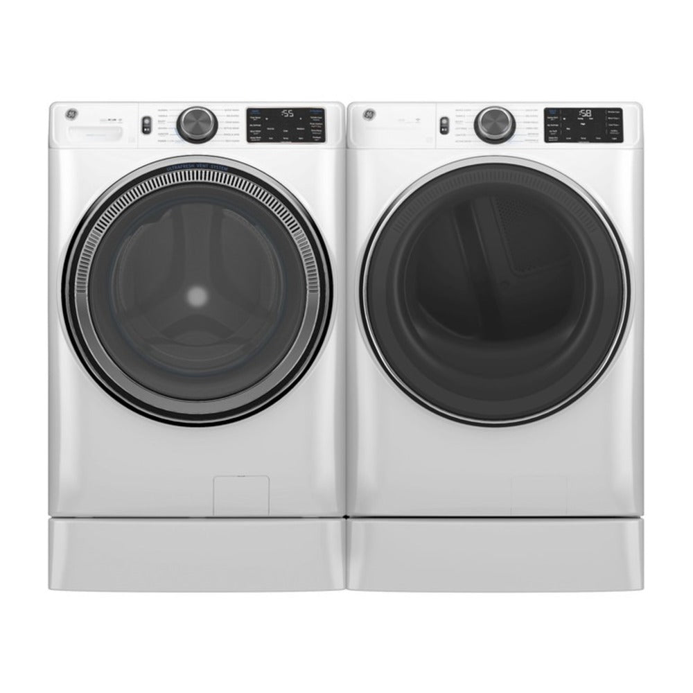 GE GE® ENERGY STAR® 7.8 cu. ft. Capacity Smart Front Load Gas Dryer with Steam and 