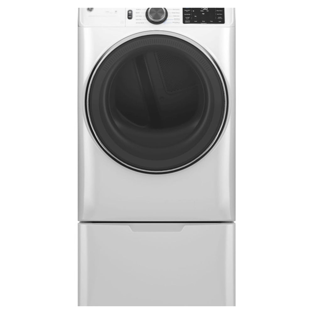 GE GE® ENERGY STAR® 7.8 cu. ft. Capacity Smart Front Load Gas Dryer with Steam and 