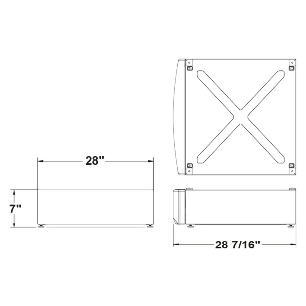 GE GE® Laundry 7" RightHeight™ Riser