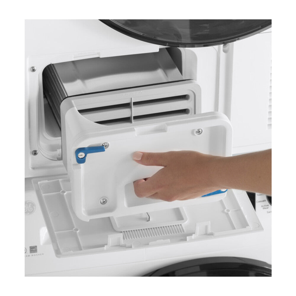 GE GE® ENERGY STAR® 24" 4.1 Cu.Ft. Front Load Ventless Condenser Electric Dryer wit