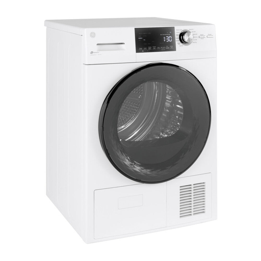 GE GE® ENERGY STAR® 24" 4.1 Cu.Ft. Front Load Ventless Condenser Electric Dryer wit