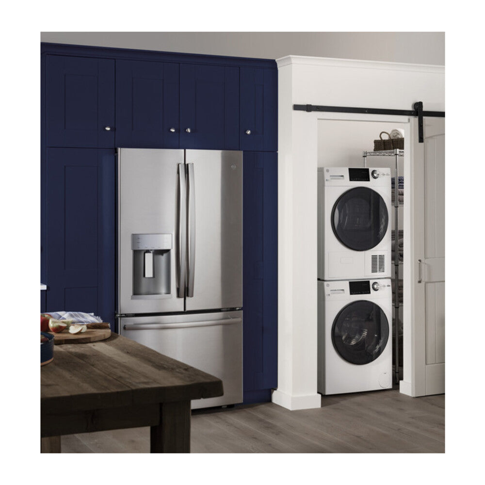 GE GE® ENERGY STAR® 24" 4.1 Cu.Ft. Front Load Ventless Condenser Electric Dryer wit