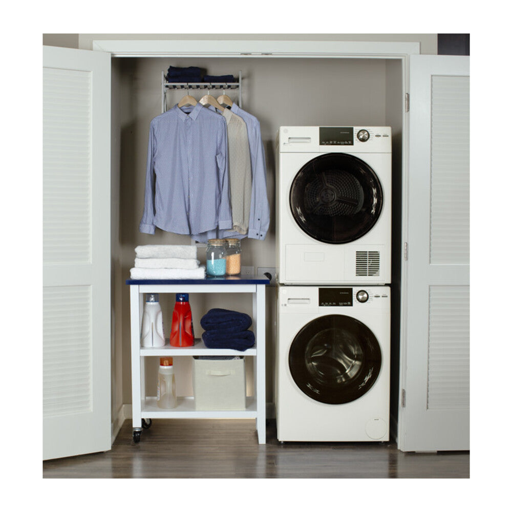 GE GE® ENERGY STAR® 24" 4.1 Cu.Ft. Front Load Ventless Condenser Electric Dryer wit