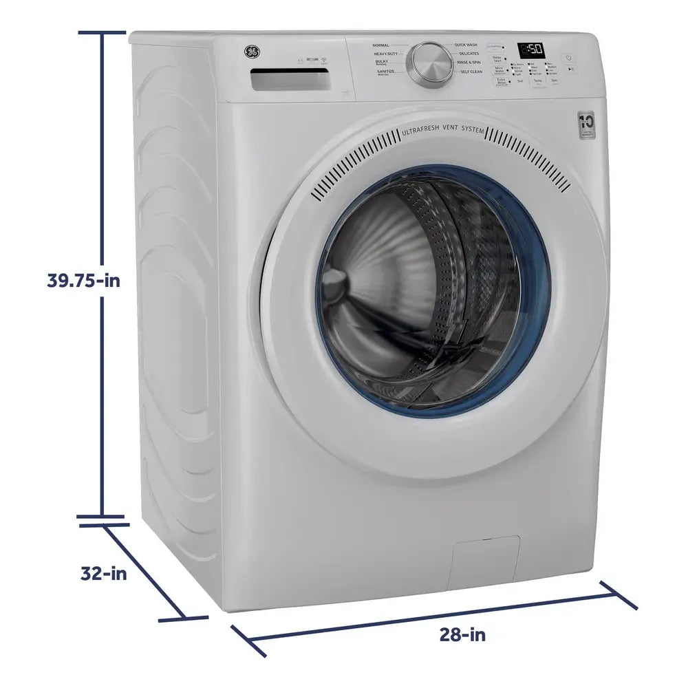 GE GE® ENERGY STAR® 4.6 cu. ft. Capacity Smart Front Load Washer with UltraFresh Ve