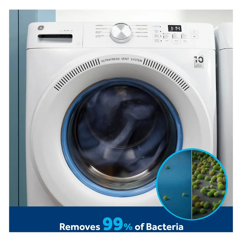 GE GE® ENERGY STAR® 4.6 cu. ft. Capacity Smart Front Load Washer with UltraFresh Ve