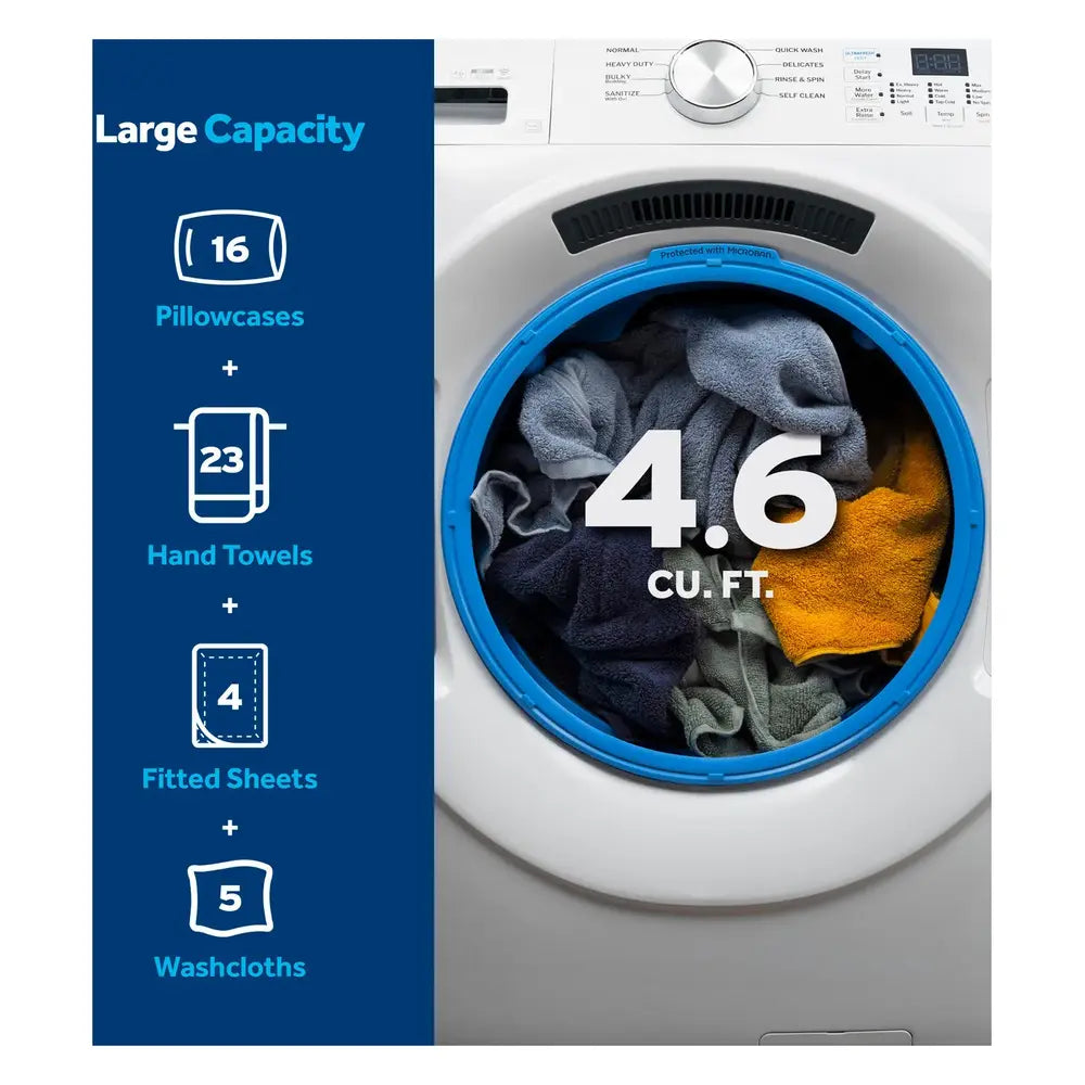 GE GE® ENERGY STAR® 4.6 cu. ft. Capacity Smart Front Load Washer with UltraFresh Ve