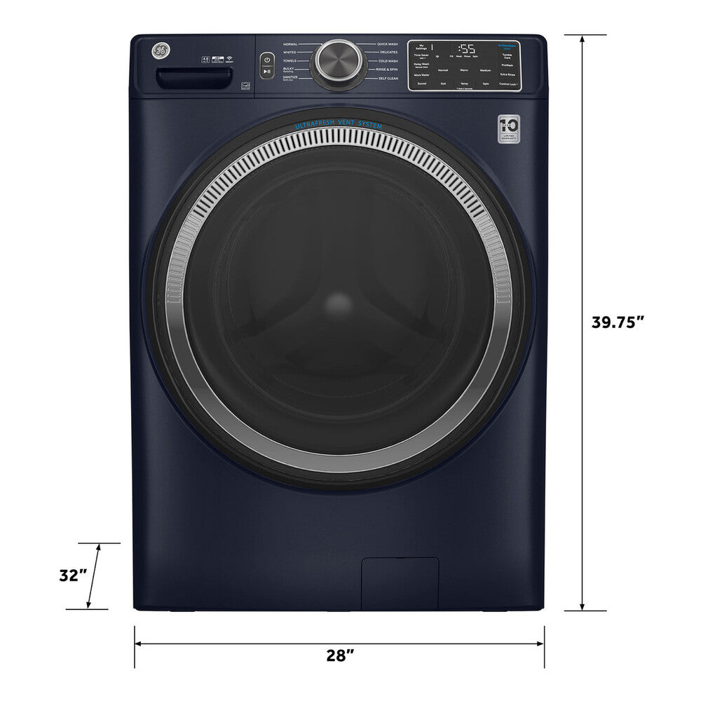 GE GE® ENERGY STAR® 4.8 cu. ft. Capacity Smart Front Load Washer with UltraFresh Ve