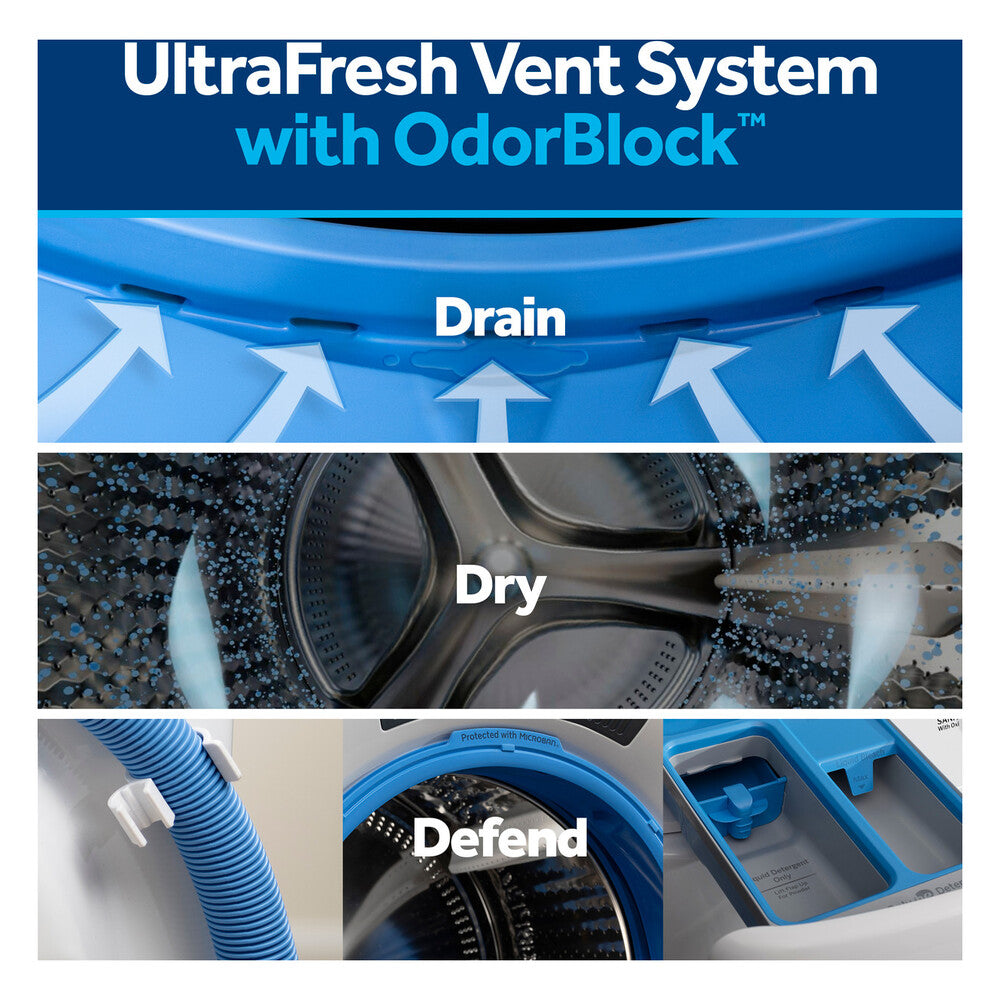 GE GE® ENERGY STAR 4.8 cu. ft. Capacity Smart Front Load ® Washer with UltraFresh V