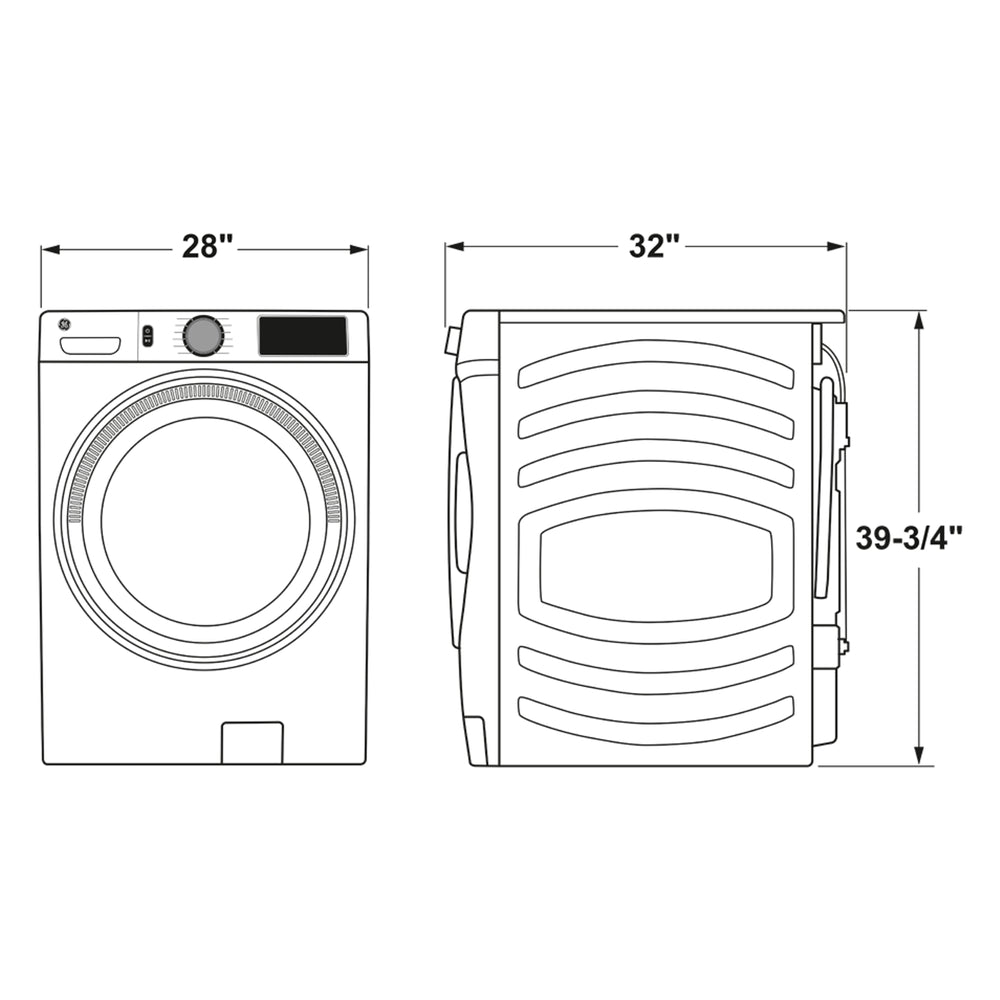 GE GE® ENERGY STAR 4.8 cu. ft. Capacity Smart Front Load ® Washer with UltraFresh V