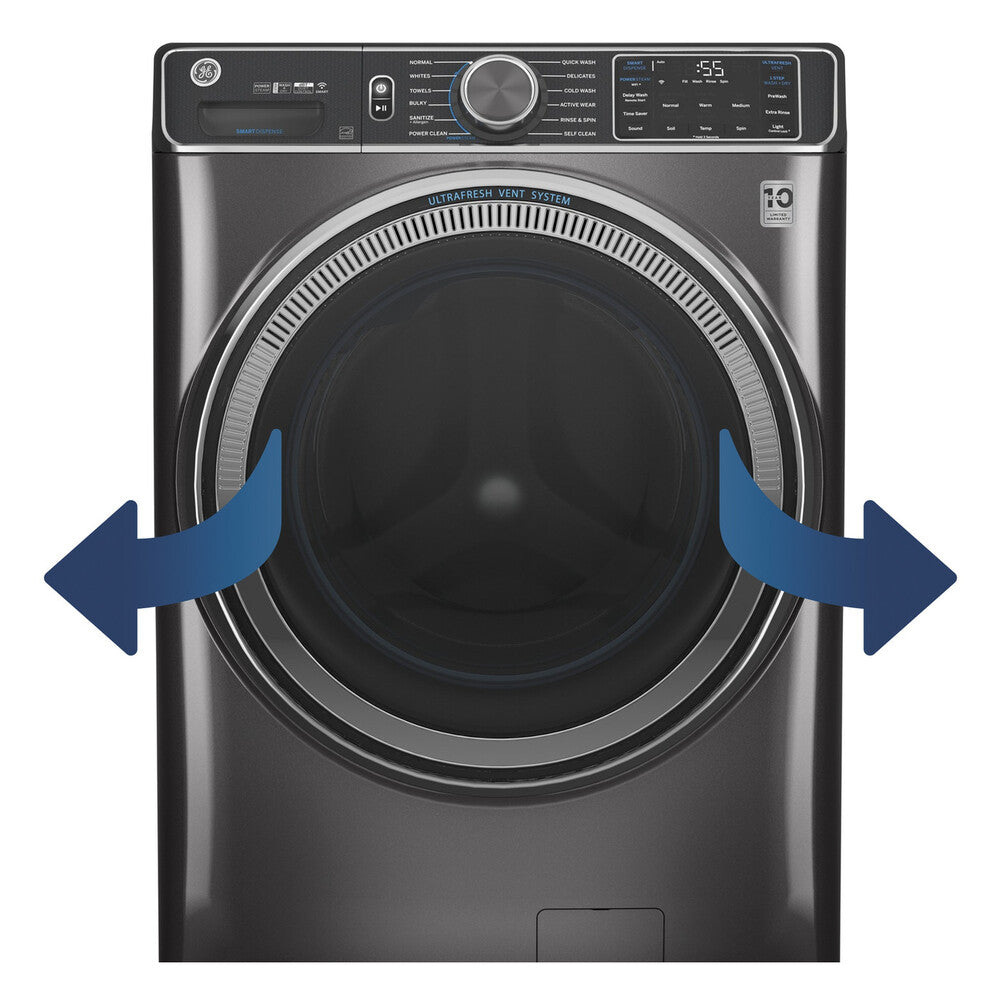 GE GE® ENERGY STAR® 5.0 cu. ft. Capacity Smart Front Load Steam Washer with SmartDi