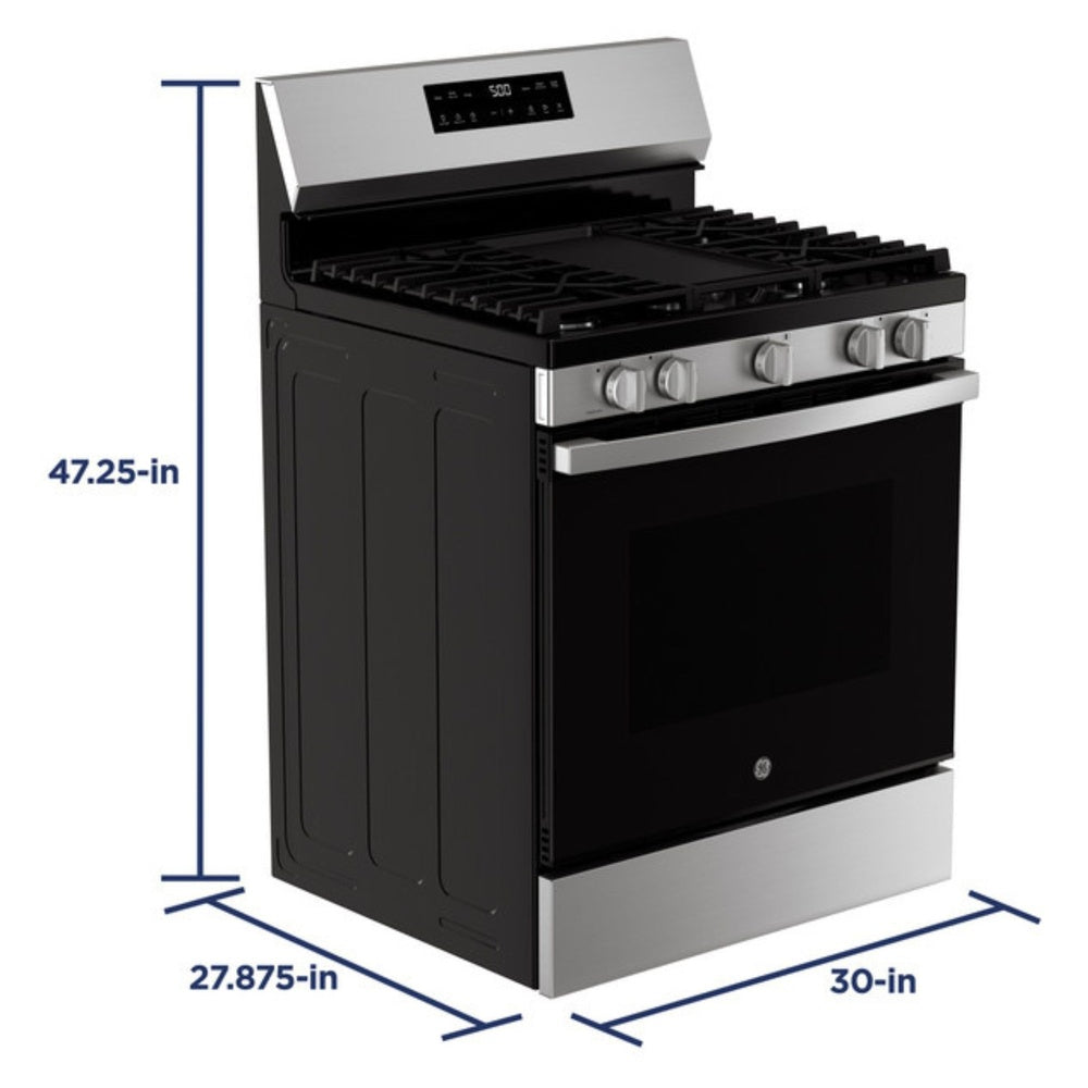 GE GE® 30" Free-Standing Gas Range with Crisp Mode