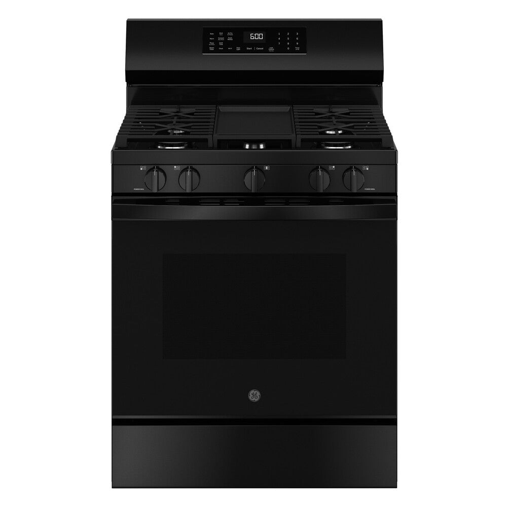 GE GE® 30" Free-Standing Gas Convection Range with No Preheat Air Fry and EasyWash™