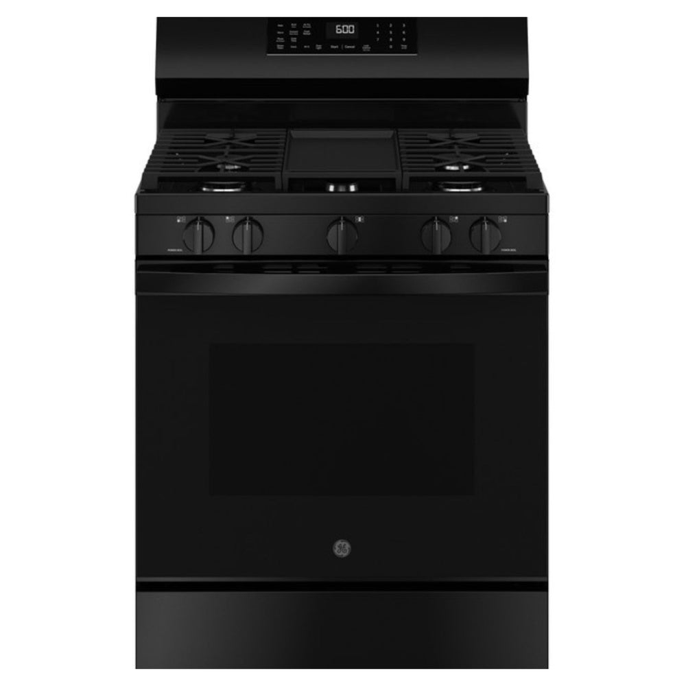 GE GE® 30" Free-Standing Gas Convection Range with No Preheat Air Fry and EasyWash™