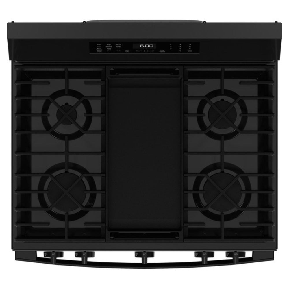 GE GE® 30" Free-Standing Gas Convection Range with No Preheat Air Fry and EasyWash™