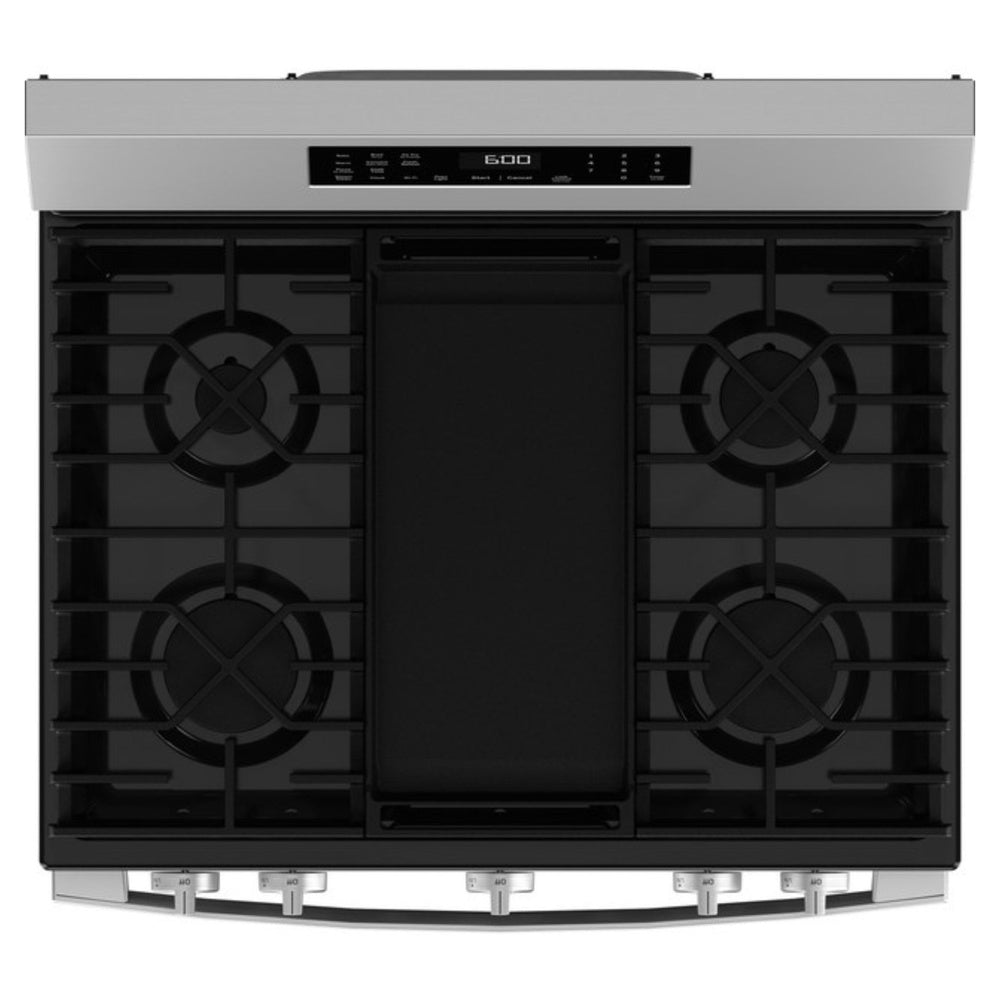 GE GE® 30" Free-Standing Gas Convection Range with No Preheat Air Fry and EasyWash™