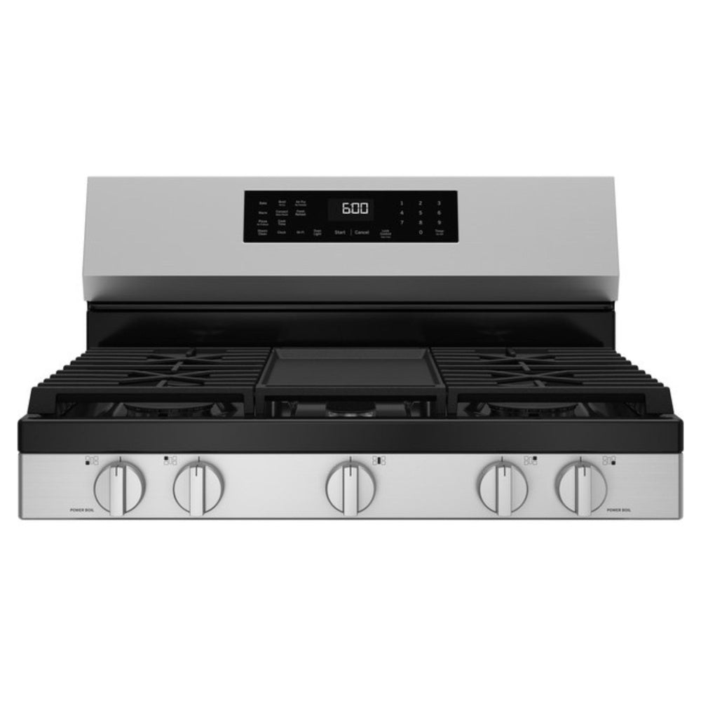 GE GE® 30" Free-Standing Gas Convection Range with No Preheat Air Fry and EasyWash™