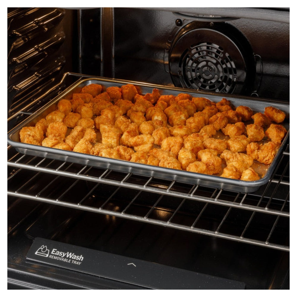 GE GE® 30" Free-Standing Gas Convection Range with No Preheat Air Fry and EasyWash™