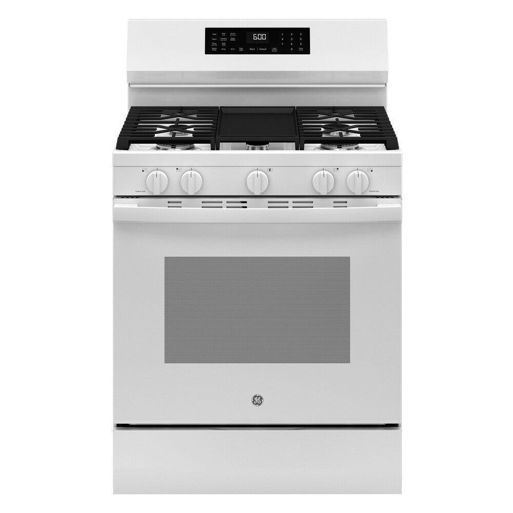 GE GE® 30" Free-Standing Gas Convection Range with No Preheat Air Fry and EasyWash™