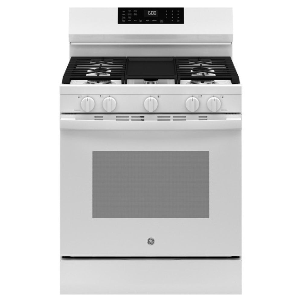 GE GE® 30" Free-Standing Gas Convection Range with No Preheat Air Fry and EasyWash™