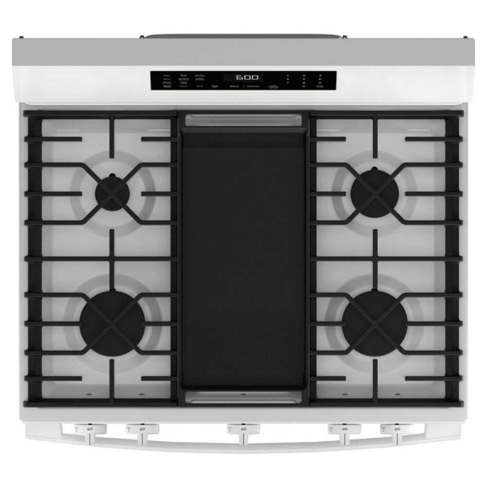 GE GE® 30" Free-Standing Gas Convection Range with No Preheat Air Fry and EasyWash™