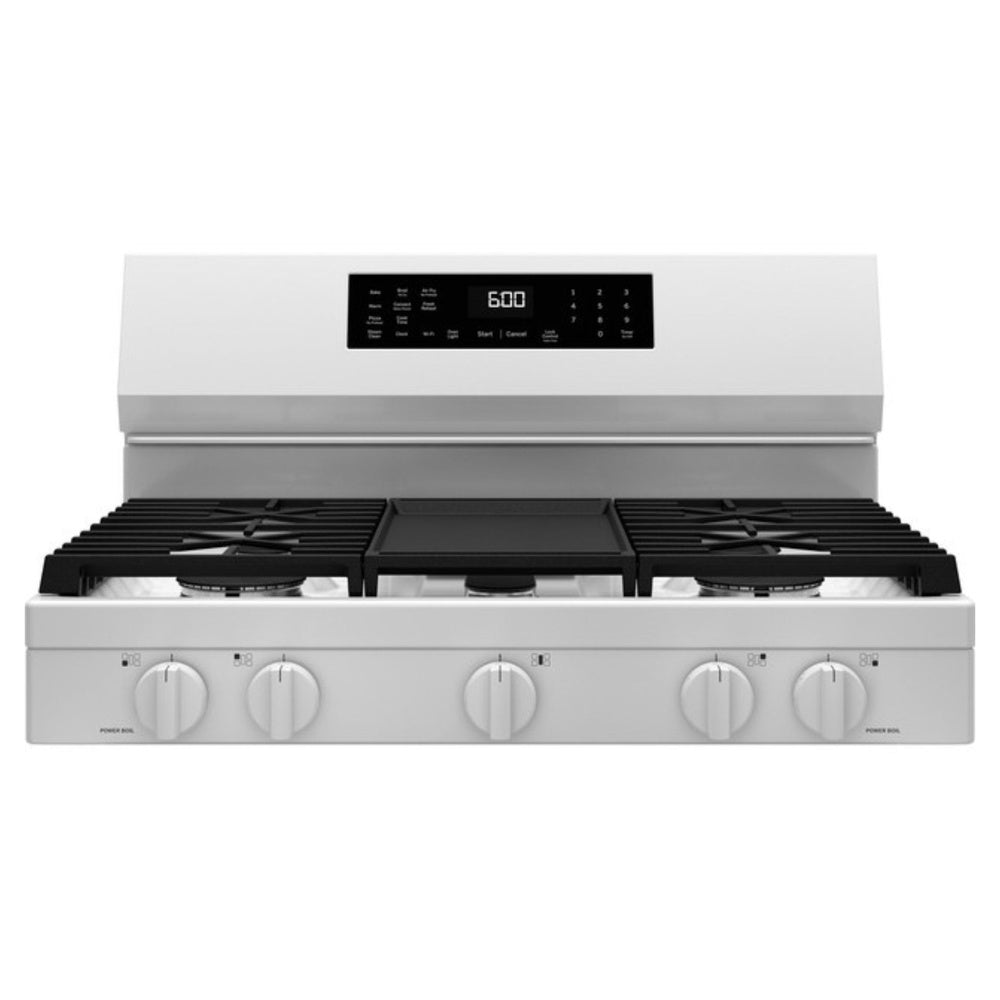 GE GE® 30" Free-Standing Gas Convection Range with No Preheat Air Fry and EasyWash™