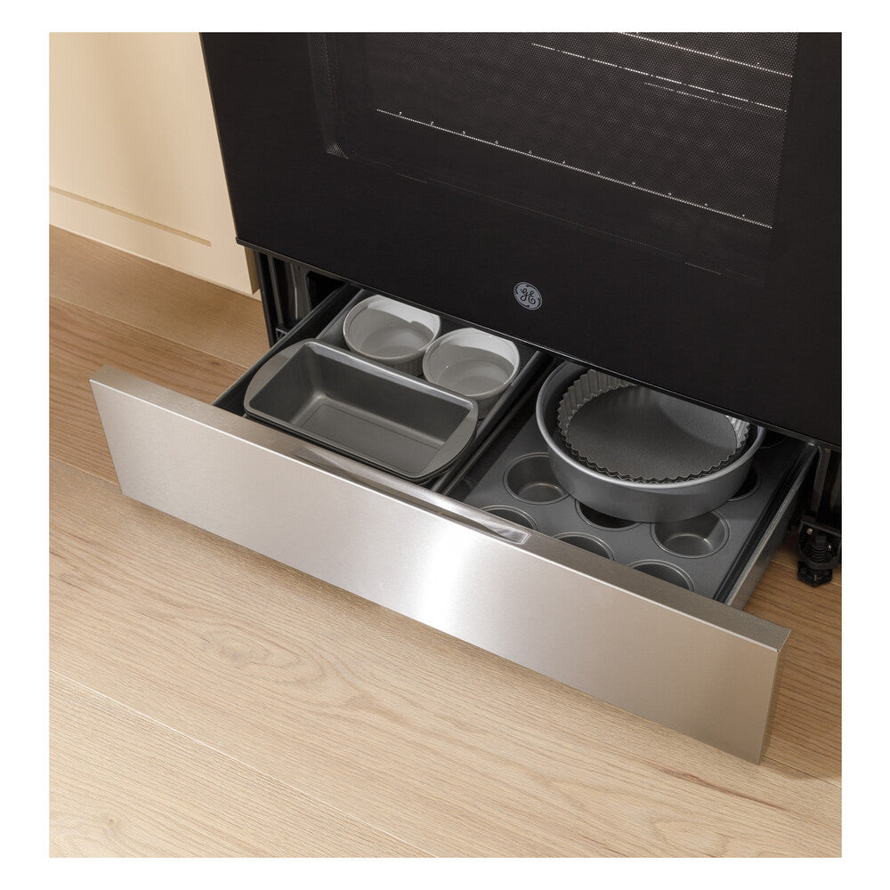 GE GE® 30" Slide-In Front-Control Gas Range with Crisp Mode