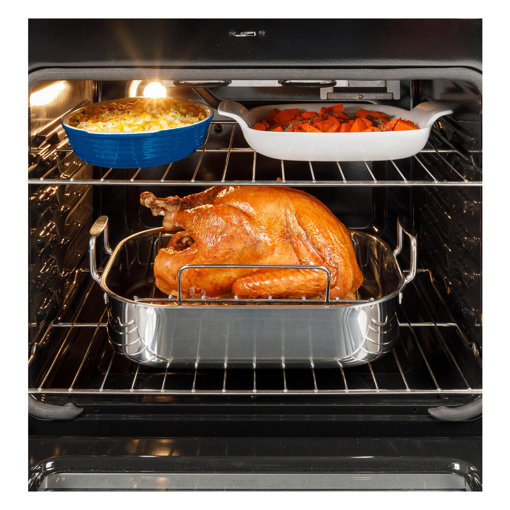 GE GE® 30" Slide-In Front-Control Gas Range with Crisp Mode