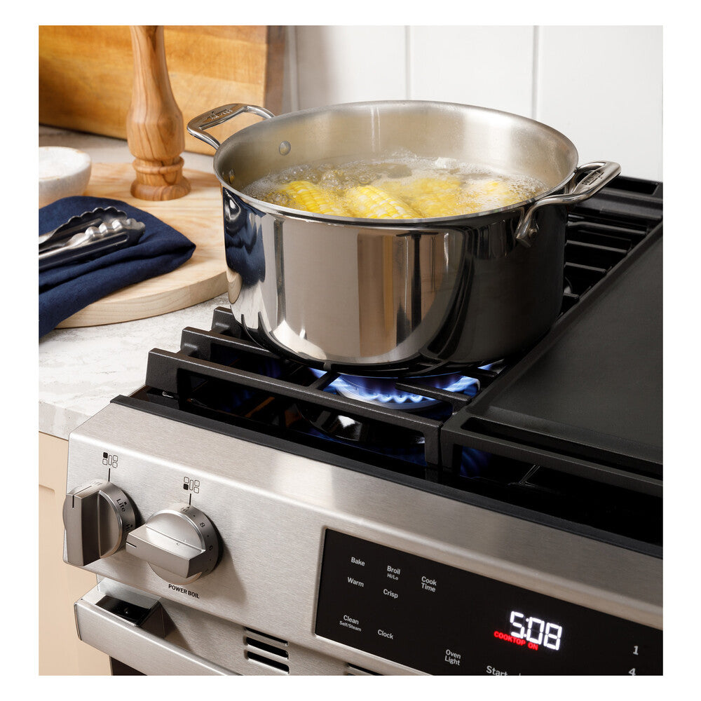 GE GE® 30" Slide-In Front-Control Gas Range with Crisp Mode