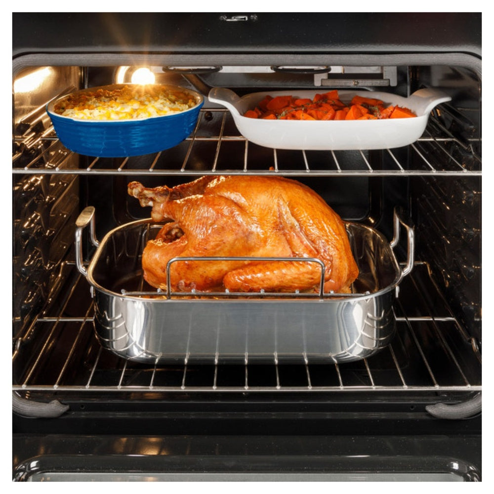 GE GE® 30" Slide-In Front Control Gas Range with Crisp Mode
