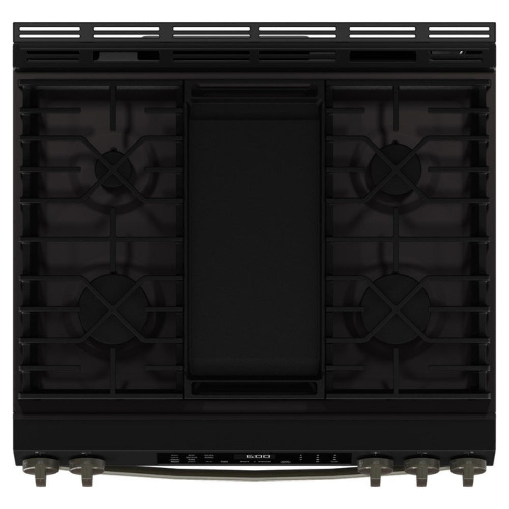 GE GE® 30" Slide-In Front-Control Convection Gas Range with No Preheat Air Fry and 