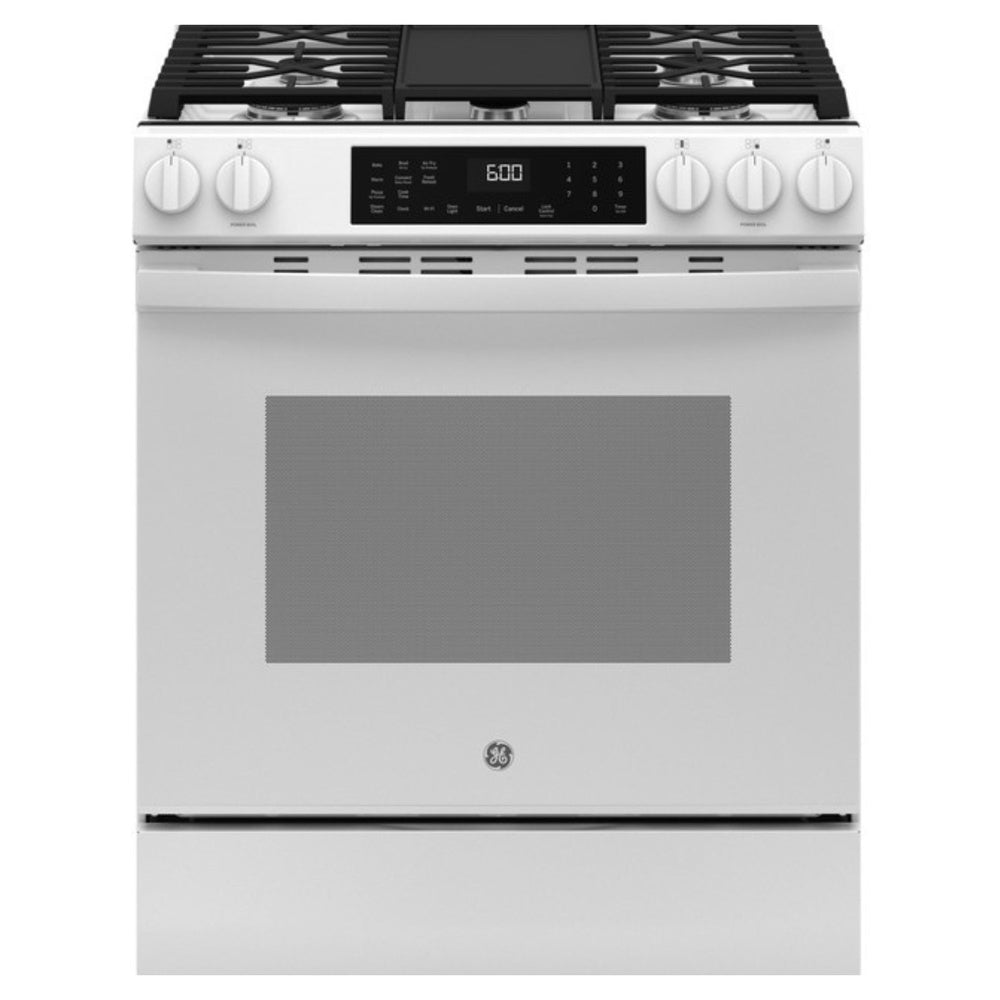 GE GE® 30" Slide-In Front-Control Convection Gas Range with No Preheat Air Fry and 