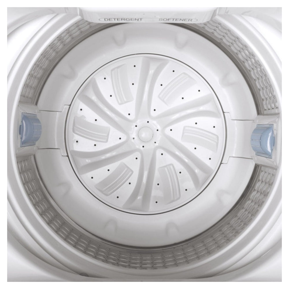 GE GE® Space-Saving 2.8 cu. ft. Capacity Stationary Washer with Stainless Steel Bas