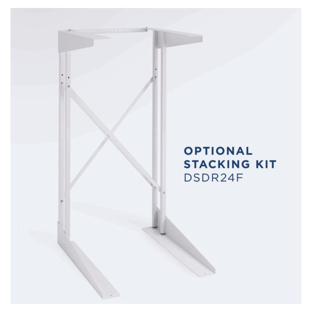 GE GE® Space-Saving 2.8 cu. ft. Capacity Stationary Washer with Stainless Steel Bas