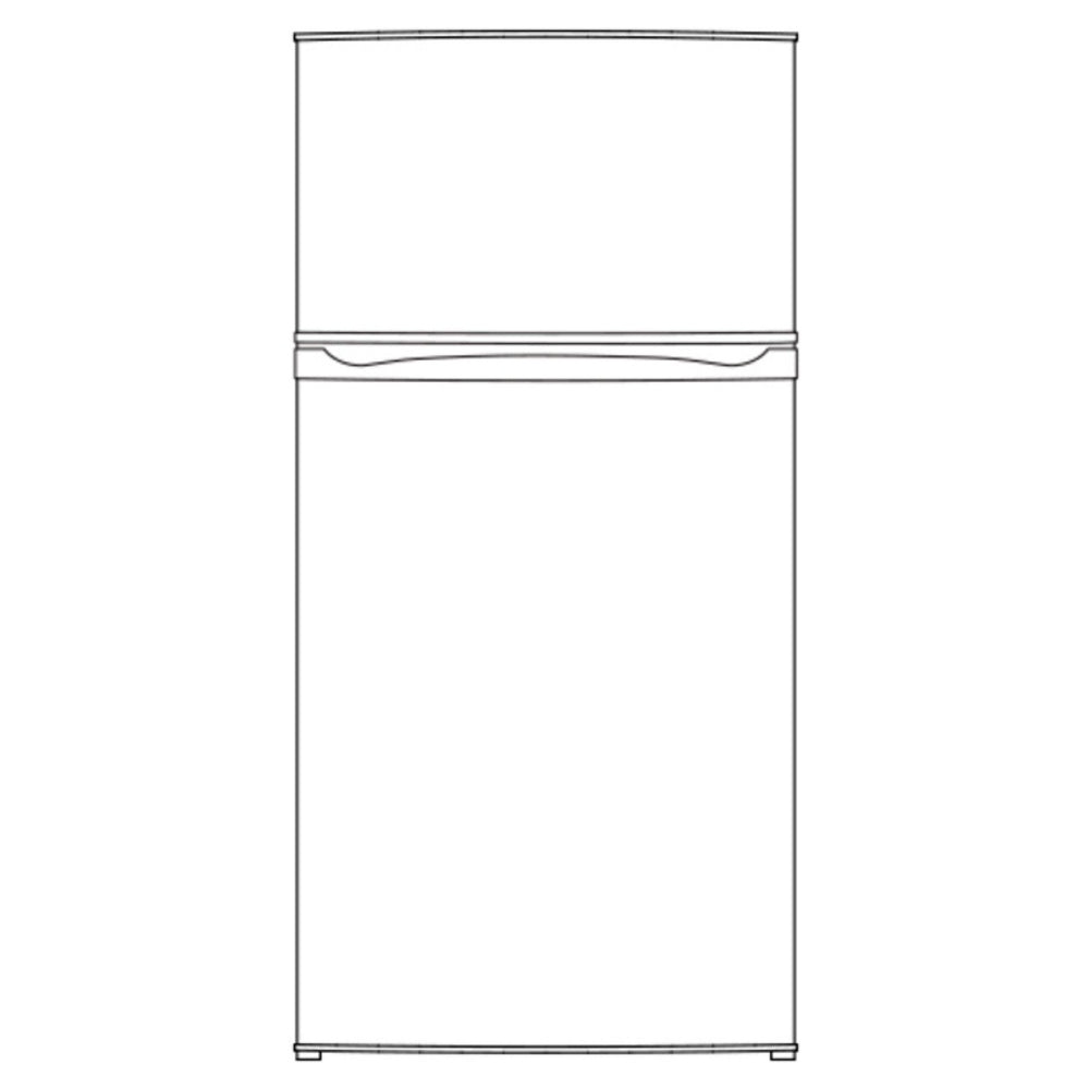 GE GE® ENERGY STAR® 11.6 cu. ft. Top-Freezer Refrigerator