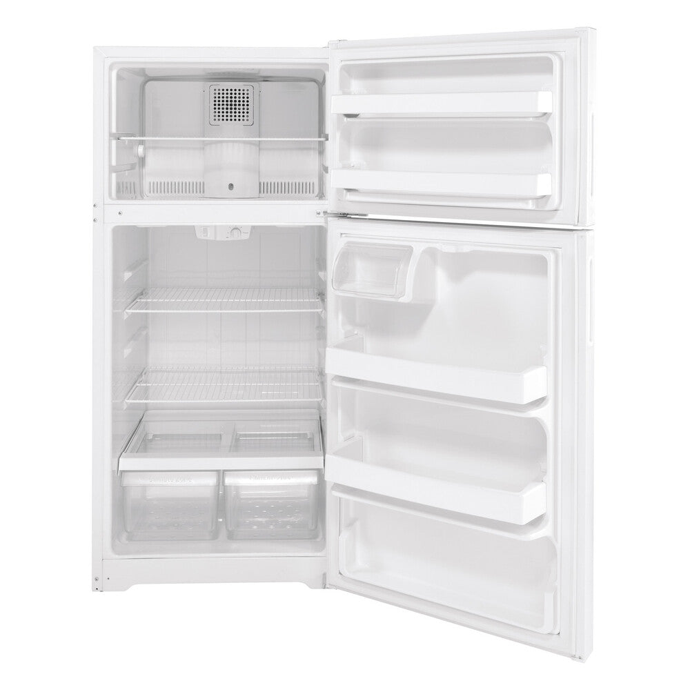 GE GE® ENERGY STAR® 16.6 Cu. Ft. Recessed Handle Top-Freezer Refrigerator