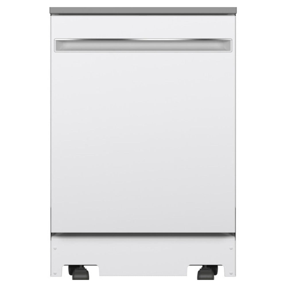 GE GE® ENERGY STAR® 24" Stainless Steel Interior Portable Dishwasher with Sanitize 