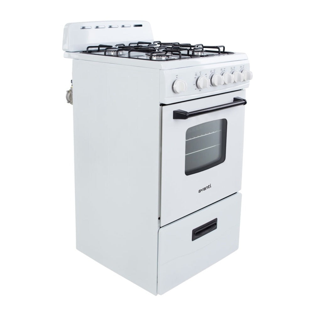 Avanti Avanti 20" Compact Gas Range Oven - White