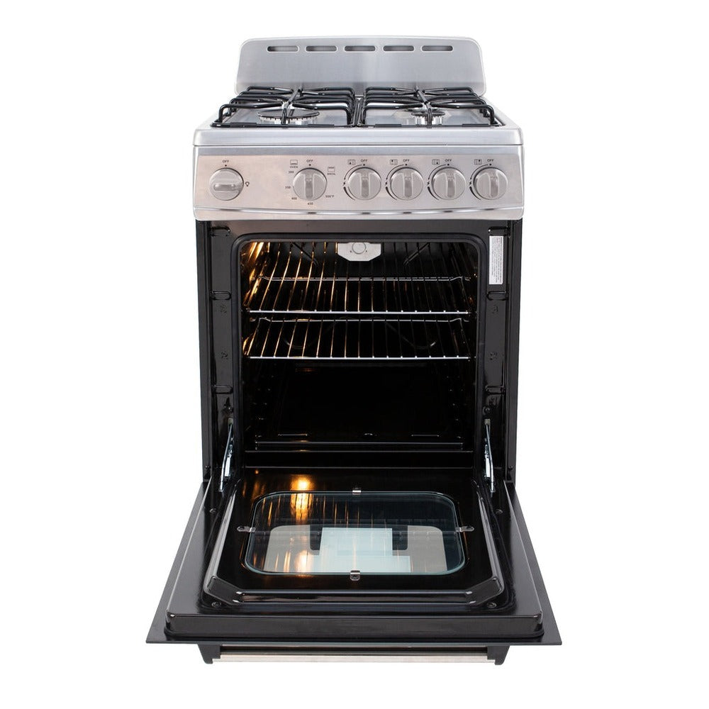 Avanti Avanti 20" Compact Gas Range Oven - Stainless Steel