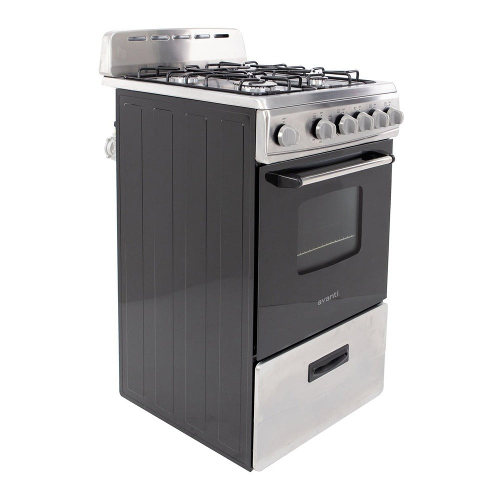 Avanti Avanti 20" Compact Gas Range Oven - Stainless Steel